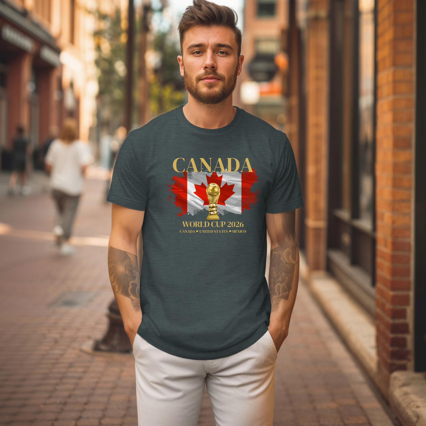 Celebrate Your Canadian Pride – with this Canada World Cup Unisex T-Shirt, Soccer Fan Apparel, Sports Tee, Gift for Football Lovers, 2026 Championship Shirt