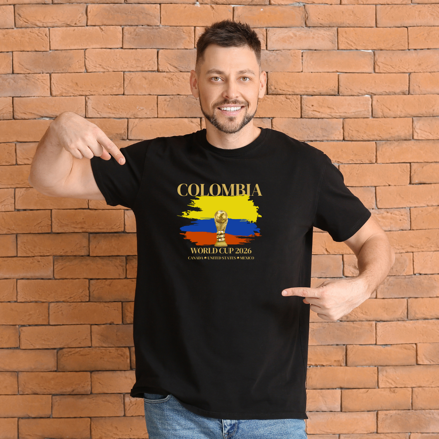 Show Off Your Colombian Pride! The Ultimate Football Fan T-shirt! World Cup 2026 Here We Come!