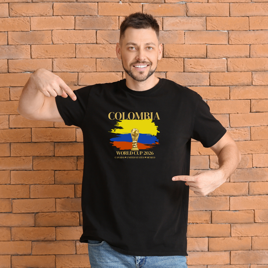 Show Off Your Colombian Pride! The Ultimate Football Fan T-shirt! World Cup 2026 Here We Come!