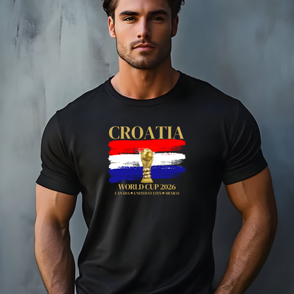 Game On, Croatia! The Ultimate Football Fan T-shirt! World Cup 2026 Here We Come!