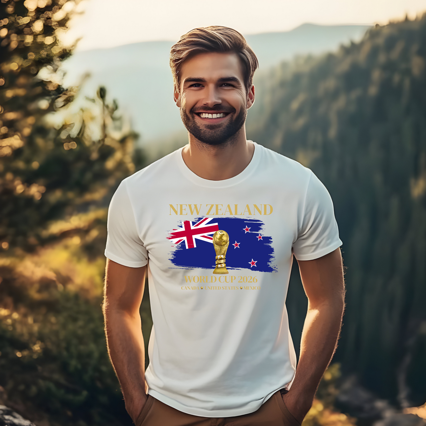 New Zealand What Are You Waiting For?  Show Your Spirit! The Ultimate Football Fan T-shirt!  World Cup 2026 Here We Come!
