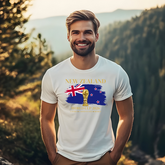 New Zealand What Are You Waiting For?  Show Your Spirit! The Ultimate Football Fan T-shirt!  World Cup 2026 Here We Come!