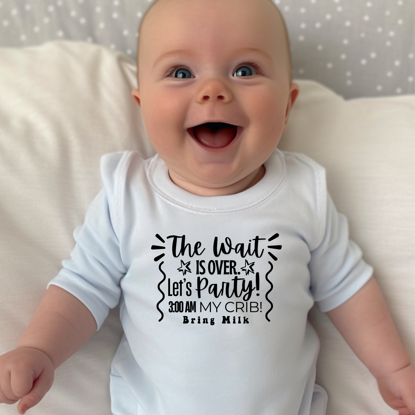 Let's Party Infant Bodysuit, Baby Shower Gift, Newborn Outfit, Cute Baby Clothes, First Birthday, Celebration Apparel