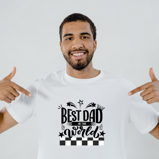Best Dad Ever Unisex Tee – “Because Legends Deserve Comfort.” | Perfect Father’s Day or Christmas Gift | Funny Dad Shirt | Casual Family Tee