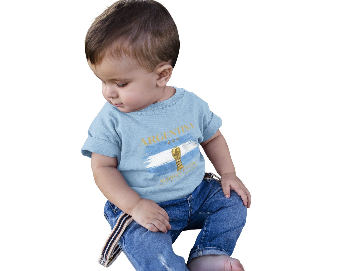 Toddler World Cup Tee, Kids Soccer Shirt, Argentina Fans Gift, Sports Toddler Outfit, Unisex Toddler Short Sleeve, Fine Jersey Tee