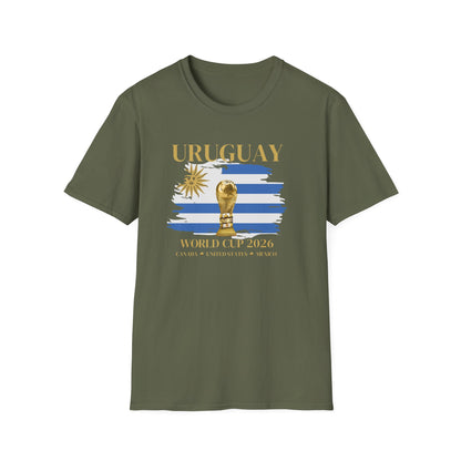 Vamos Uruguay! Por Honor. Por Gloria. For Uruguay! Unleash Your Celeste Spirit with this Ultimate Uruguay Fan T-Shirt for World Cup 2026!