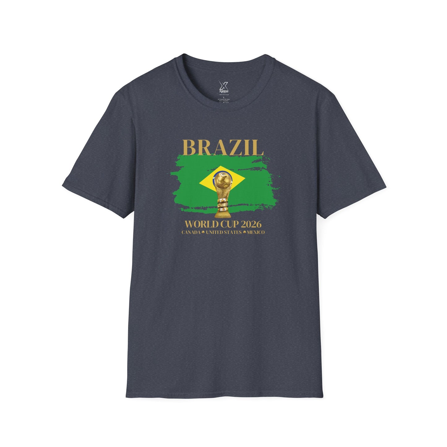 Ignite Your Brazilian Passion with this Brazil World Cup Unisex T-Shirt, Soccer Fan Apparel, Sports Tee, Gift for Football Lovers, 2026 Championship Shirt