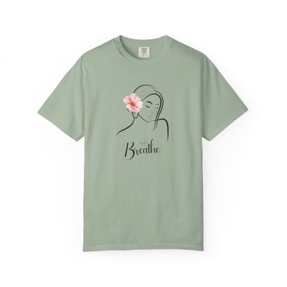 Just Breathe Graphic T-Shirt- Take a deep breath, relax, and wear your peace.