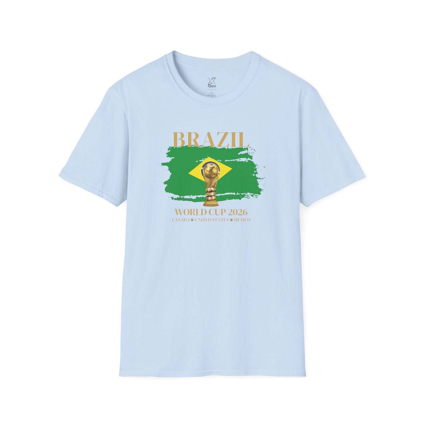 Ignite Your Brazilian Passion with this Brazil World Cup Unisex T-Shirt, Soccer Fan Apparel, Sports Tee, Gift for Football Lovers, 2026 Championship Shirt