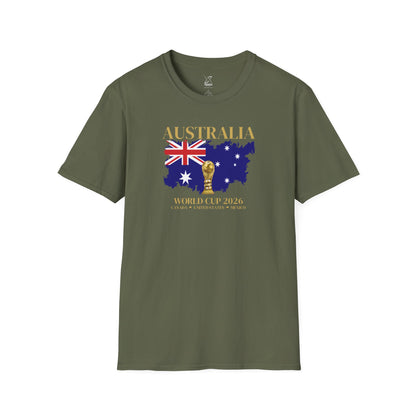Australia, Awaken Your Aussie Spirit! The Ultimate Football Fan T-shirt! World Cup 2026.  Here We Come!