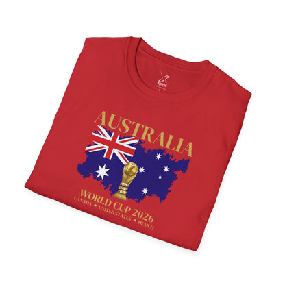 Australia, Awaken Your Aussie Spirit! The Ultimate Football Fan T-shirt! World Cup 2026.  Here We Come!