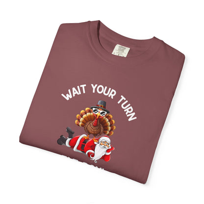 Funny Holiday T-Shirt | Thanksgiving Tee I Merry Christmas Tee | Humorous Unisex Graphic Top | Family Reunion Apparel