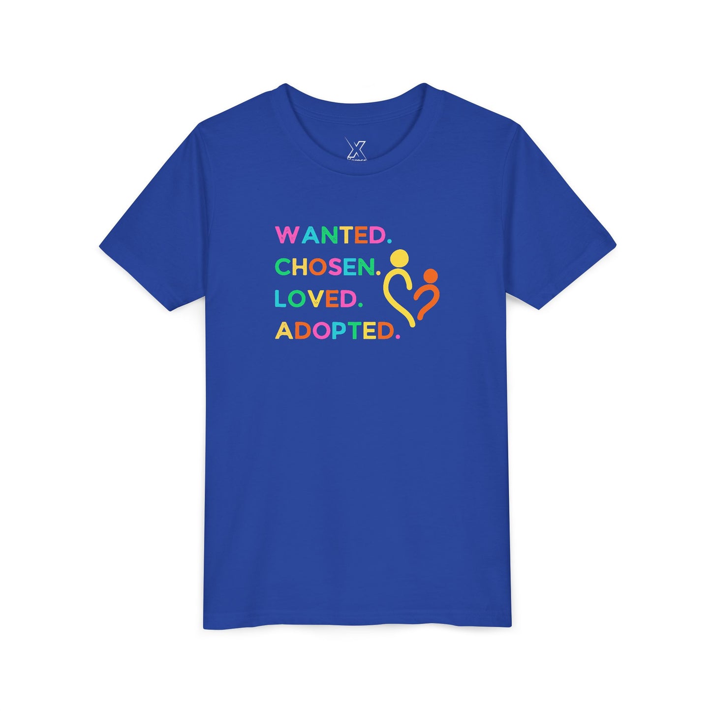 Youth Adoption Celebration Tee, Adopted Shirt, Kids Love Tee, Family Unity Apparel, Gifts for Kids, Positive Message Shirt