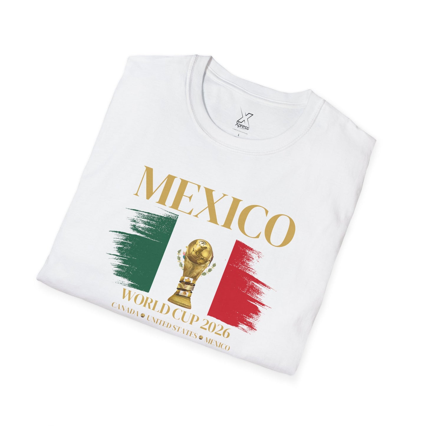 Vamos México! Gear Up for World Cup 2026 with the Ultimate Fan Tee! Show Your Mexican Pride in Style! Soccer Fan T-Shirt, Softstyle Tee, Sports Apparel, Gift for Sports Lovers.