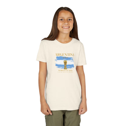 Vamos, Argentina! Let's Go! Your Kids Are Going To Love This Youth World Cup Tee! Great Gift For Birthdays, Sports Events, And, Of Course, The World Cup Festivities!