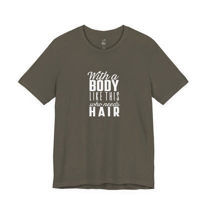 Funny T-Shirt for the Bald (and the Bold) | Gift for Balding Men | Birthday Humor Tee | Unisex Graphic Shirt I Christmas gift