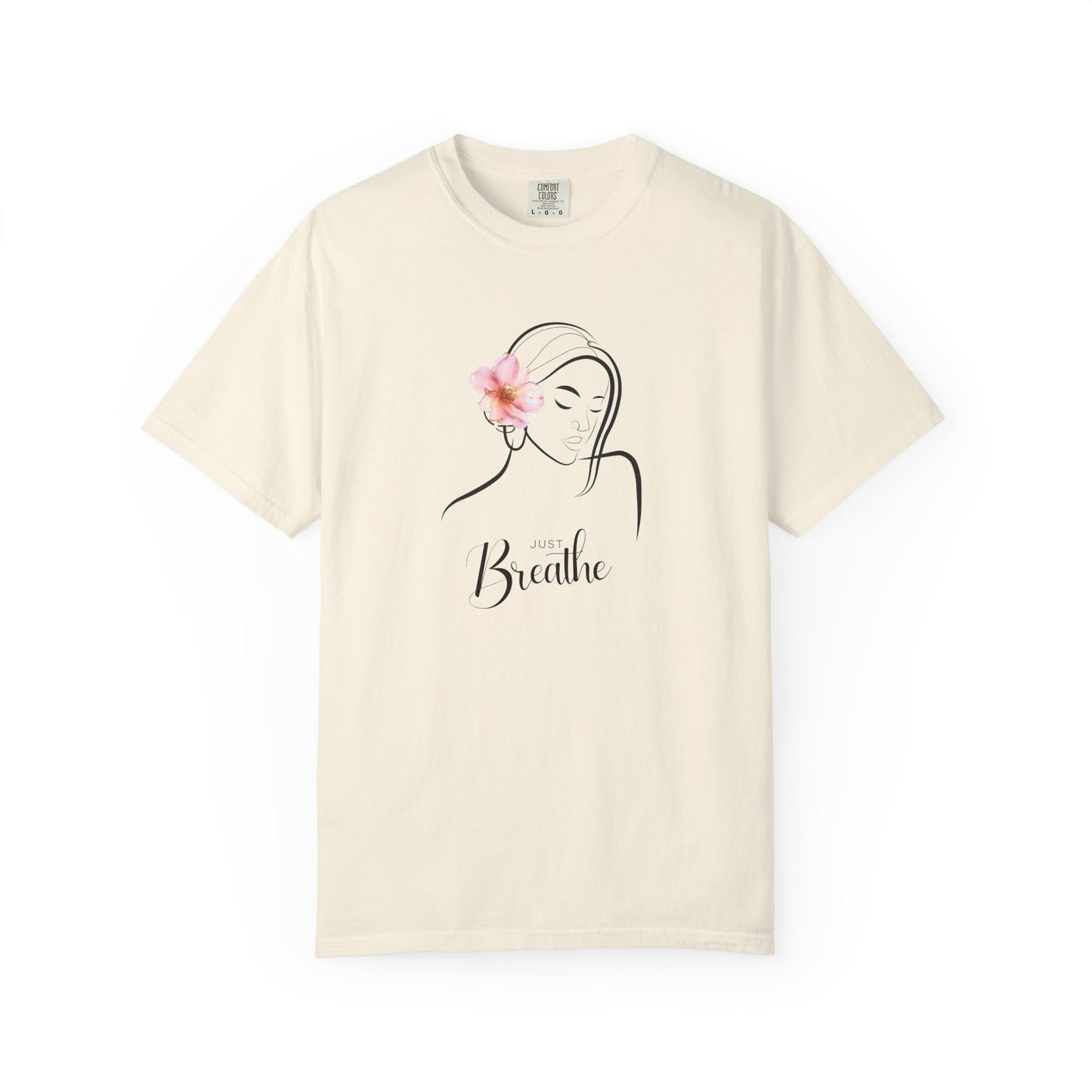 Just Breathe Graphic T-Shirt- Take a deep breath, relax, and wear your peace.