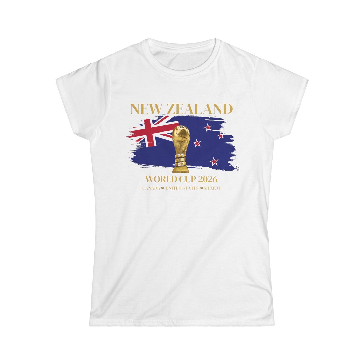 New Zealand.  e T-Shirt, Soccer Fan Gift, Sports Apparel Women