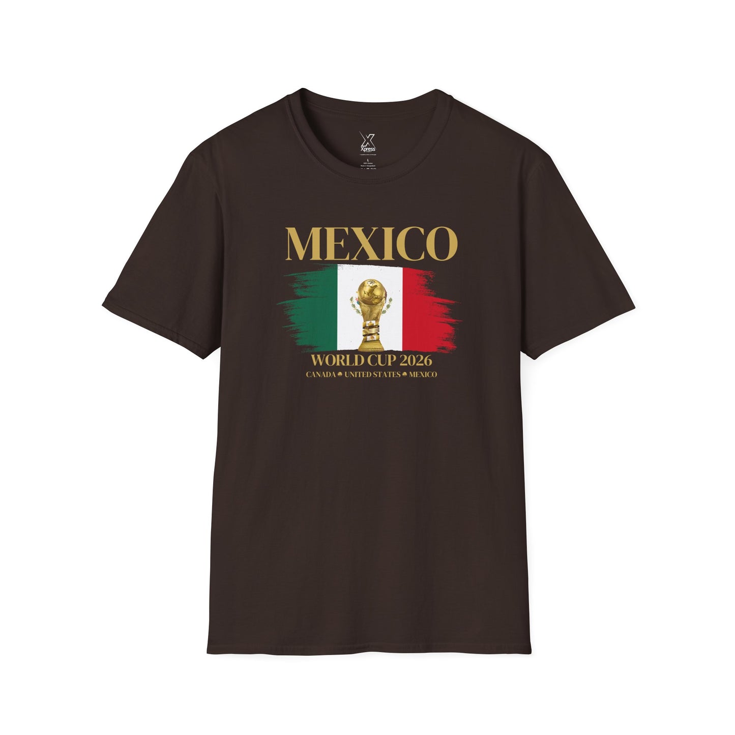 Vamos México! Gear Up for World Cup 2026 with the Ultimate Fan Tee! Show Your Mexican Pride in Style! Soccer Fan T-Shirt, Softstyle Tee, Sports Apparel, Gift for Sports Lovers.
