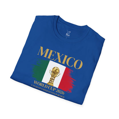 Vamos México! Gear Up for World Cup 2026 with the Ultimate Fan Tee! Show Your Mexican Pride in Style! Soccer Fan T-Shirt, Softstyle Tee, Sports Apparel, Gift for Sports Lovers.