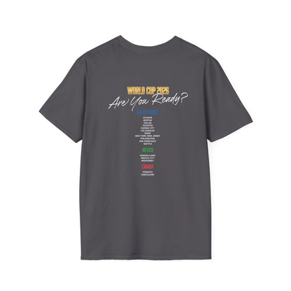Canada, United States, and Mexico! This World Cup 2026 Is Louder Than Ever! Let's Make History With This Unisex Softstyle T-Shirt!  ALL PRICES INCLUDE SHIPPING WITHIN THE USA.