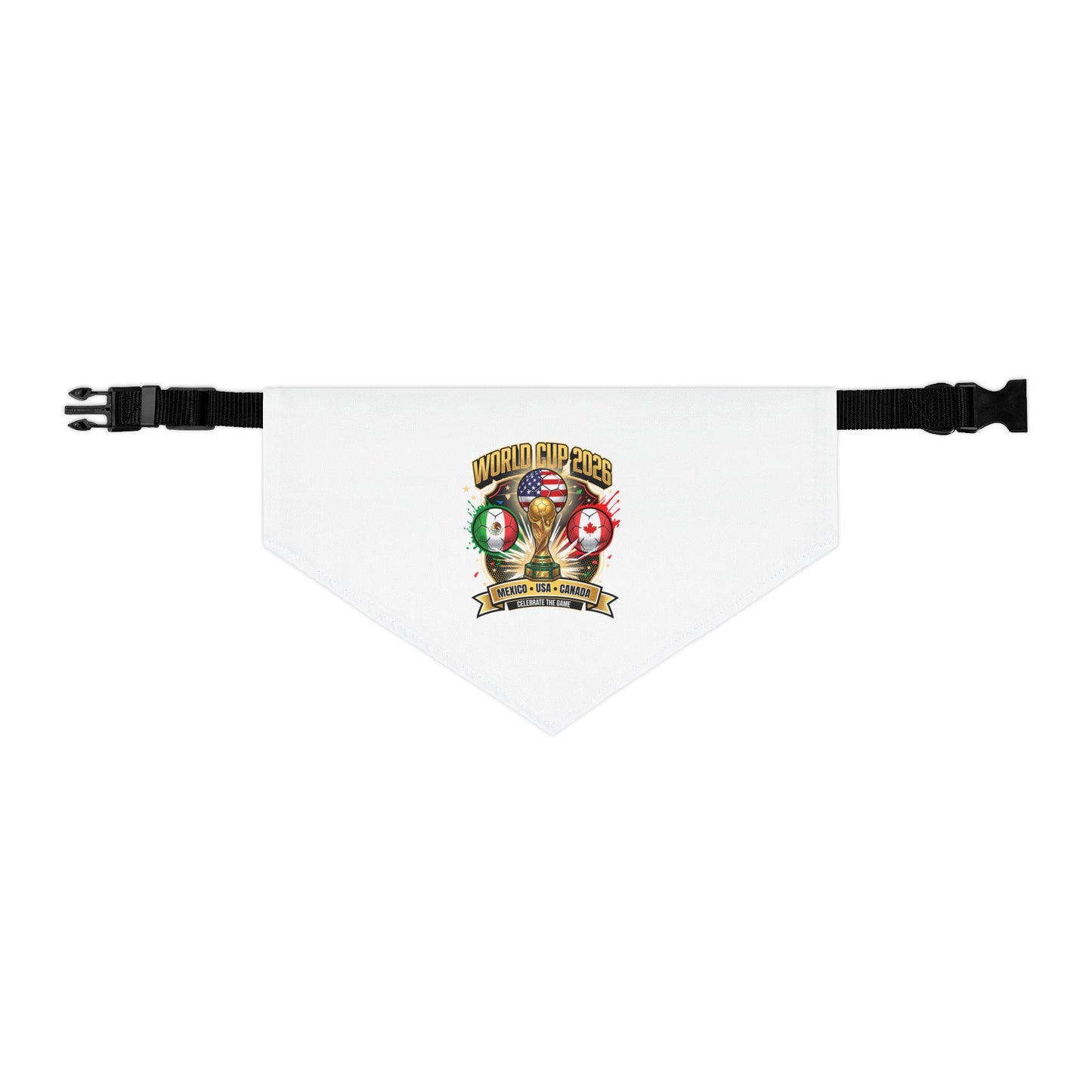 Let Your Pet In On The Games!  World Cup Pet Bandana Collar For Your Furry Family Members