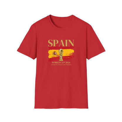 Vamos España! Aupa Espainia! Glory Awaits For You! Cheer Loud And Strong with this Ultimate Spanish Football Fan T-shirt!  World Cup 2026 Here We Come!