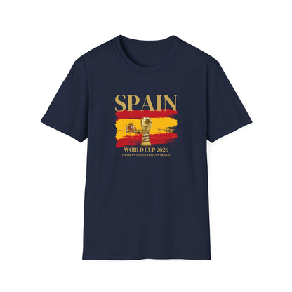 Vamos España! Aupa Espainia! Glory Awaits For You! Cheer Loud And Strong with this Ultimate Spanish Football Fan T-shirt!  World Cup 2026 Here We Come!