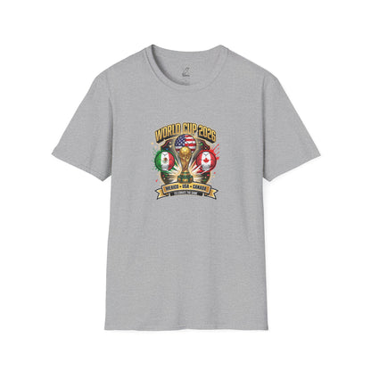 Canada, United States, and Mexico! This World Cup 2026 Is Louder Than Ever! Let's Make History With This Unisex Softstyle T-Shirt!  ALL PRICES INCLUDE SHIPPING WITHIN THE USA.