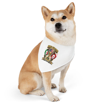 Let Your Pet In On The Games!  World Cup Pet Bandana Collar For Your Furry Family Members