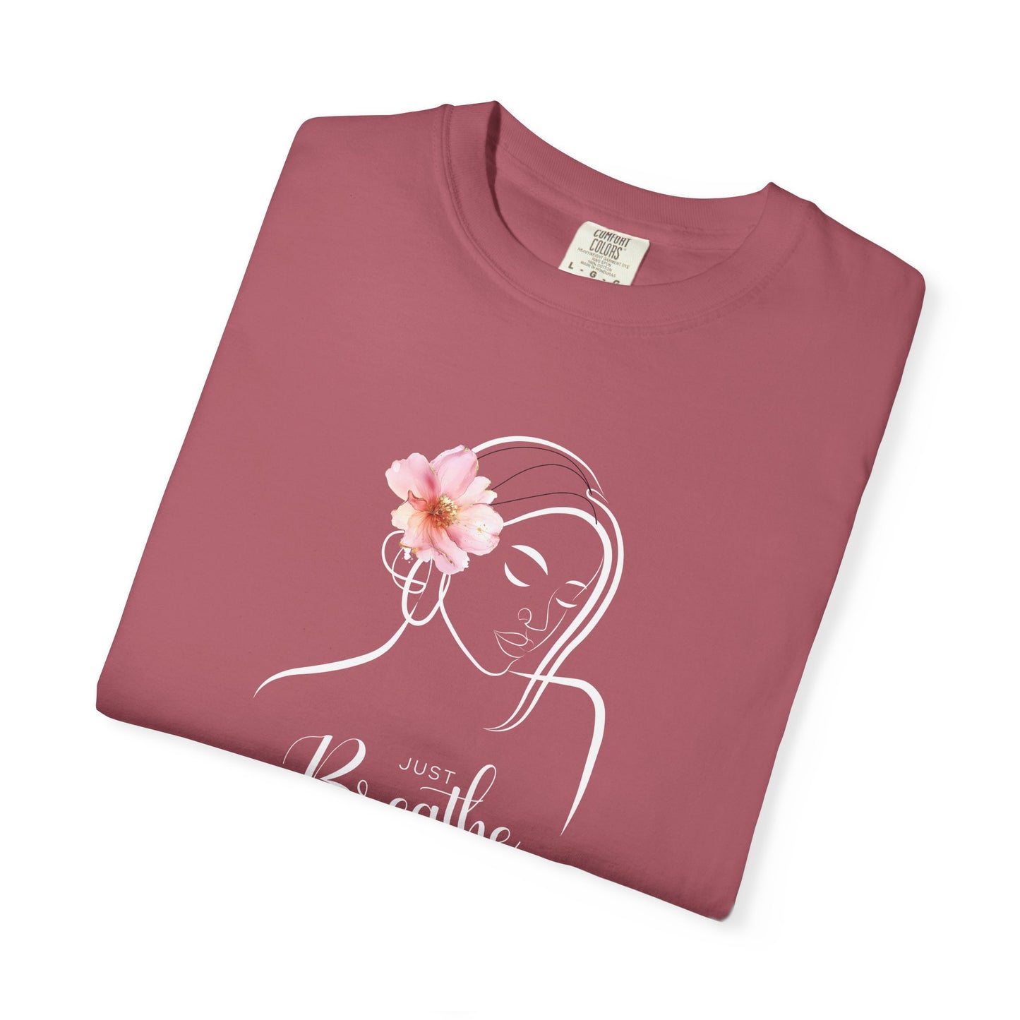 Just Breathe Graphic T-Shirt- Take a deep breath, relax, and wear your peace.
