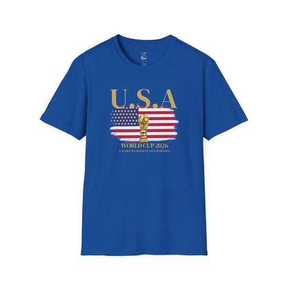 USA World Cup 2026 Fan Tee!. Show Your U.S.A Team Spirit in Style! Soccer Fan T-Shirt, Soft style Tee, Sports Apparel, Gift for Sports Lovers.