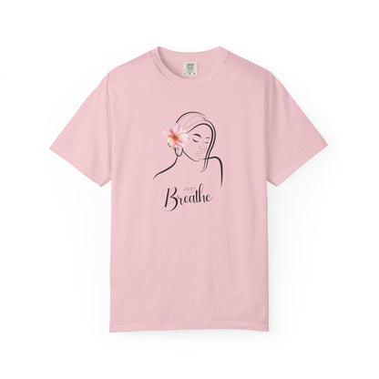 Just Breathe Graphic T-Shirt- Take a deep breath, relax, and wear your peace.