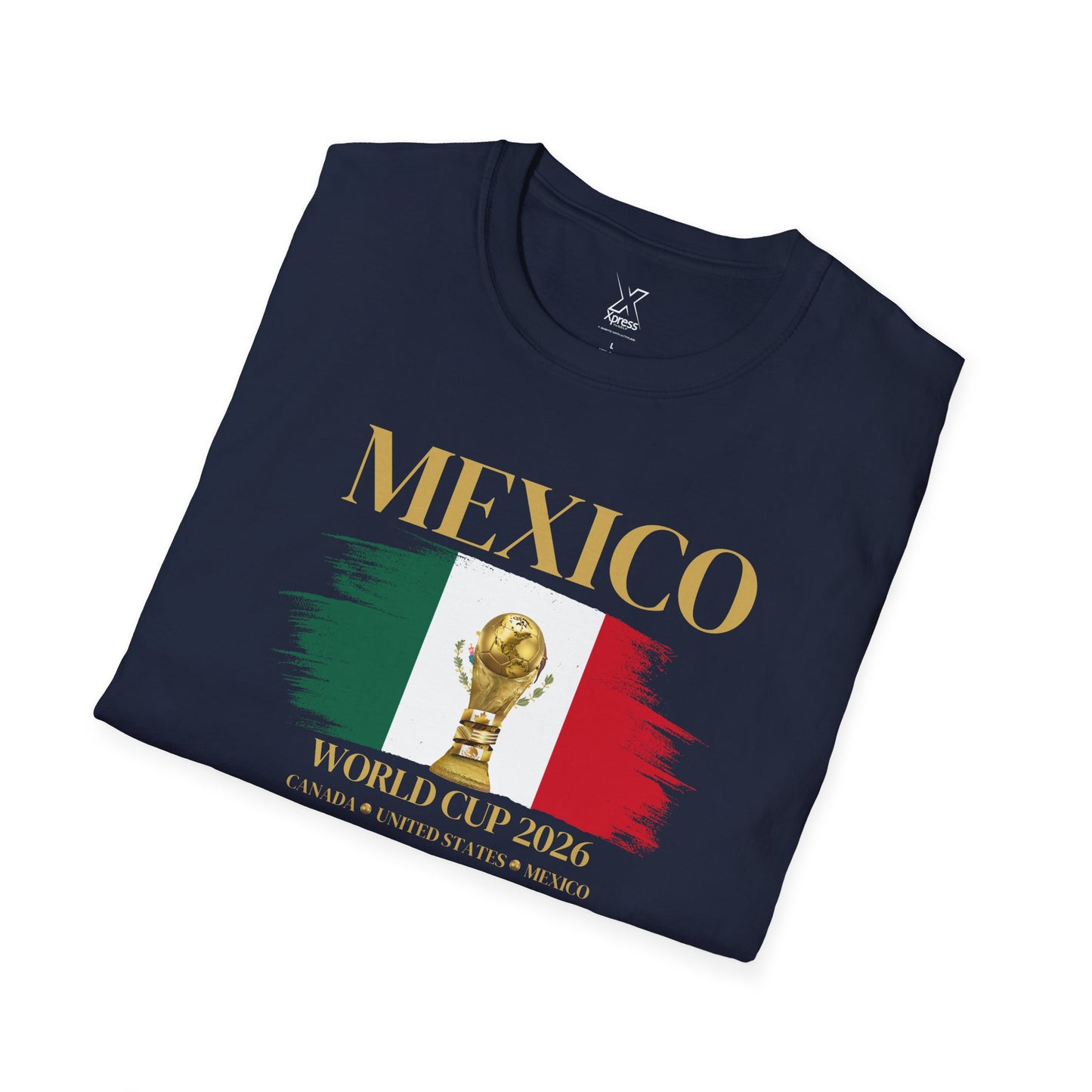 Vamos México! Gear Up for World Cup 2026 with the Ultimate Fan Tee! Show Your Mexican Pride in Style! Soccer Fan T-Shirt, Softstyle Tee, Sports Apparel, Gift for Sports Lovers.