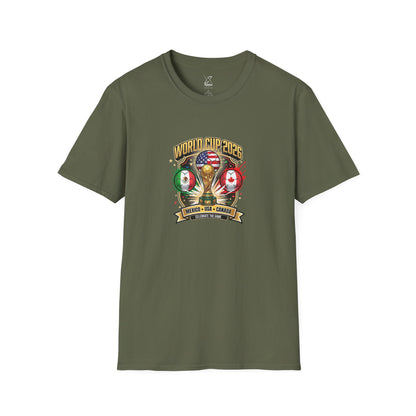 Canada, United States, and Mexico! This World Cup 2026 Is Louder Than Ever! Let's Make History With This Unisex Softstyle T-Shirt!  ALL PRICES INCLUDE SHIPPING WITHIN THE USA.