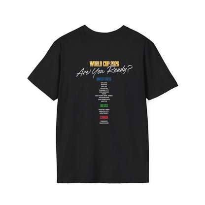 Canada, United States, and Mexico! This World Cup 2026 Is Louder Than Ever! Let's Make History With This Unisex Softstyle T-Shirt!  ALL PRICES INCLUDE SHIPPING WITHIN THE USA.