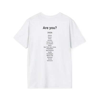 Canada, United States, and Mexico! This World Cup 2026 Is Louder Than Ever! Let's Make History With This Unisex Softstyle T-Shirt!