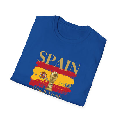 Vamos España! Aupa Espainia! Glory Awaits For You! Cheer Loud And Strong with this Ultimate Spanish Football Fan T-shirt!  World Cup 2026 Here We Come!