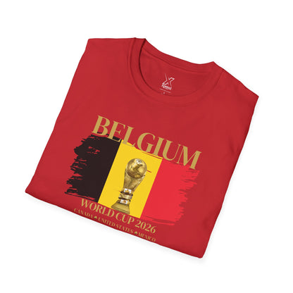 Belgians, Cheer Loud, Cheer Proud – Go Red Devils!  The Ultimate Football Fan T-shirt! World Cup 2026.  Here We Come!