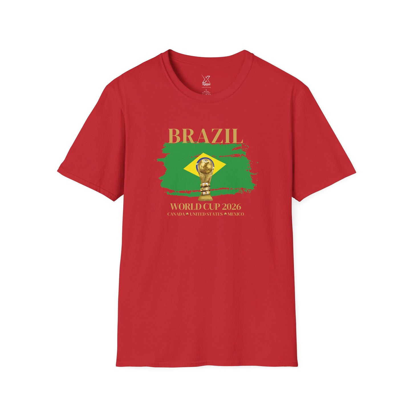 Ignite Your Brazilian Passion with this Brazil World Cup Unisex T-Shirt, Soccer Fan Apparel, Sports Tee, Gift for Football Lovers, 2026 Championship Shirt