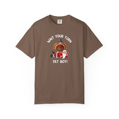 Funny Holiday T-Shirt | Thanksgiving Tee I Merry Christmas Tee | Humorous Unisex Graphic Top | Family Reunion Apparel