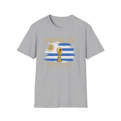 Vamos Uruguay! Por Honor. Por Gloria. For Uruguay! Unleash Your Celeste Spirit with this Ultimate Uruguay Fan T-Shirt for World Cup 2026!