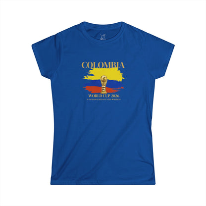 Vamos Colombia!!!! Let's Go!!! Beautiful Design Women’s World Cup Tee.
