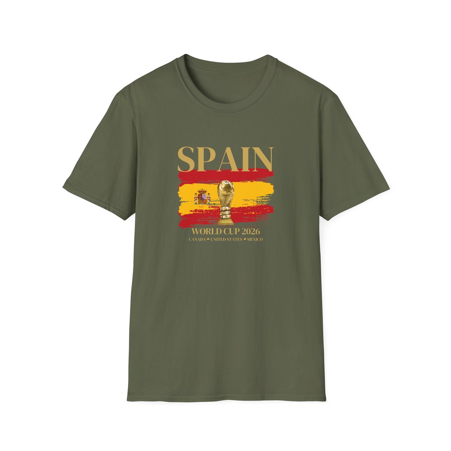 Vamos España! Aupa Espainia! Glory Awaits For You! Cheer Loud And Strong with this Ultimate Spanish Football Fan T-shirt!  World Cup 2026 Here We Come!
