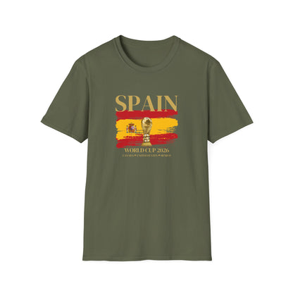 Vamos España! Aupa Espainia! Glory Awaits For You! Cheer Loud And Strong with this Ultimate Spanish Football Fan T-shirt!  World Cup 2026 Here We Come!