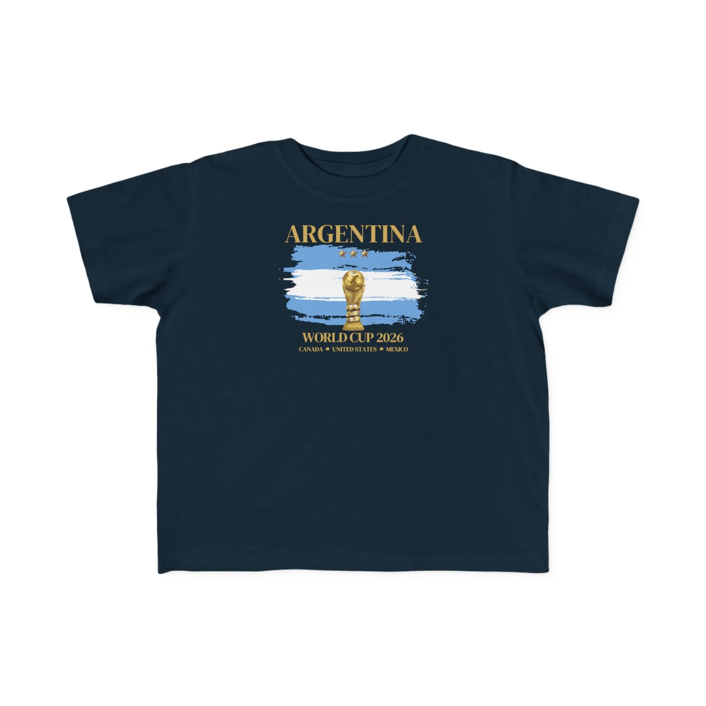 Toddler World Cup Tee, Kids Soccer Shirt, Argentina Fans Gift, Sports Toddler Outfit, Unisex Toddler Short Sleeve, Fine Jersey Tee