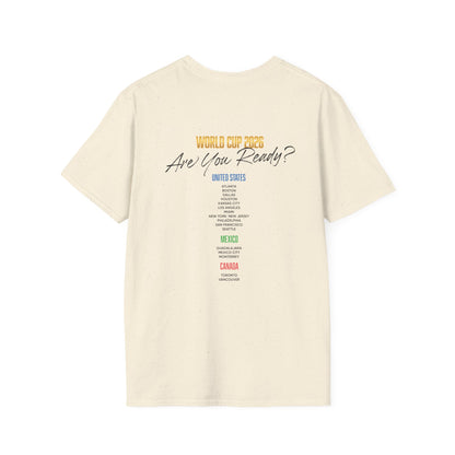 Canada, United States, and Mexico! This World Cup 2026 Is Louder Than Ever! Let's Make History With This Unisex Softstyle T-Shirt!  ALL PRICES INCLUDE SHIPPING WITHIN THE USA.