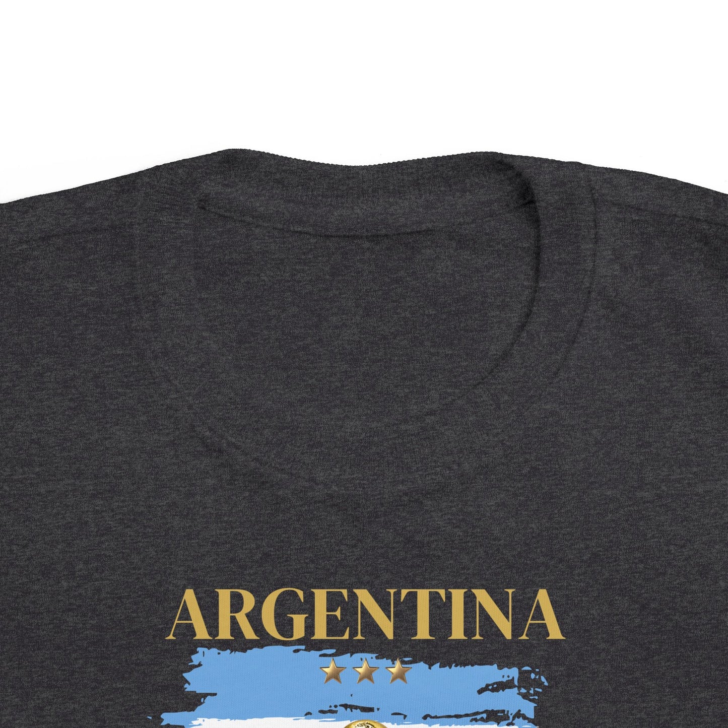 Toddler World Cup Tee, Kids Soccer Shirt, Argentina Fans Gift, Sports Toddler Outfit, Unisex Toddler Short Sleeve, Fine Jersey Tee