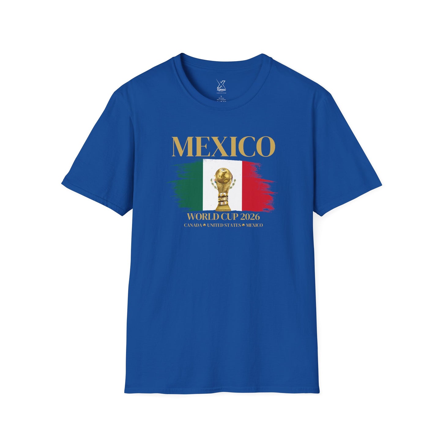 Vamos México! Gear Up for World Cup 2026 with the Ultimate Fan Tee! Show Your Mexican Pride in Style! Soccer Fan T-Shirt, Softstyle Tee, Sports Apparel, Gift for Sports Lovers.