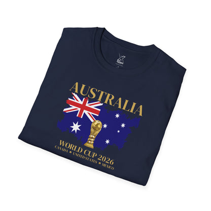 Australia, Awaken Your Aussie Spirit! The Ultimate Football Fan T-shirt! World Cup 2026.  Here We Come!